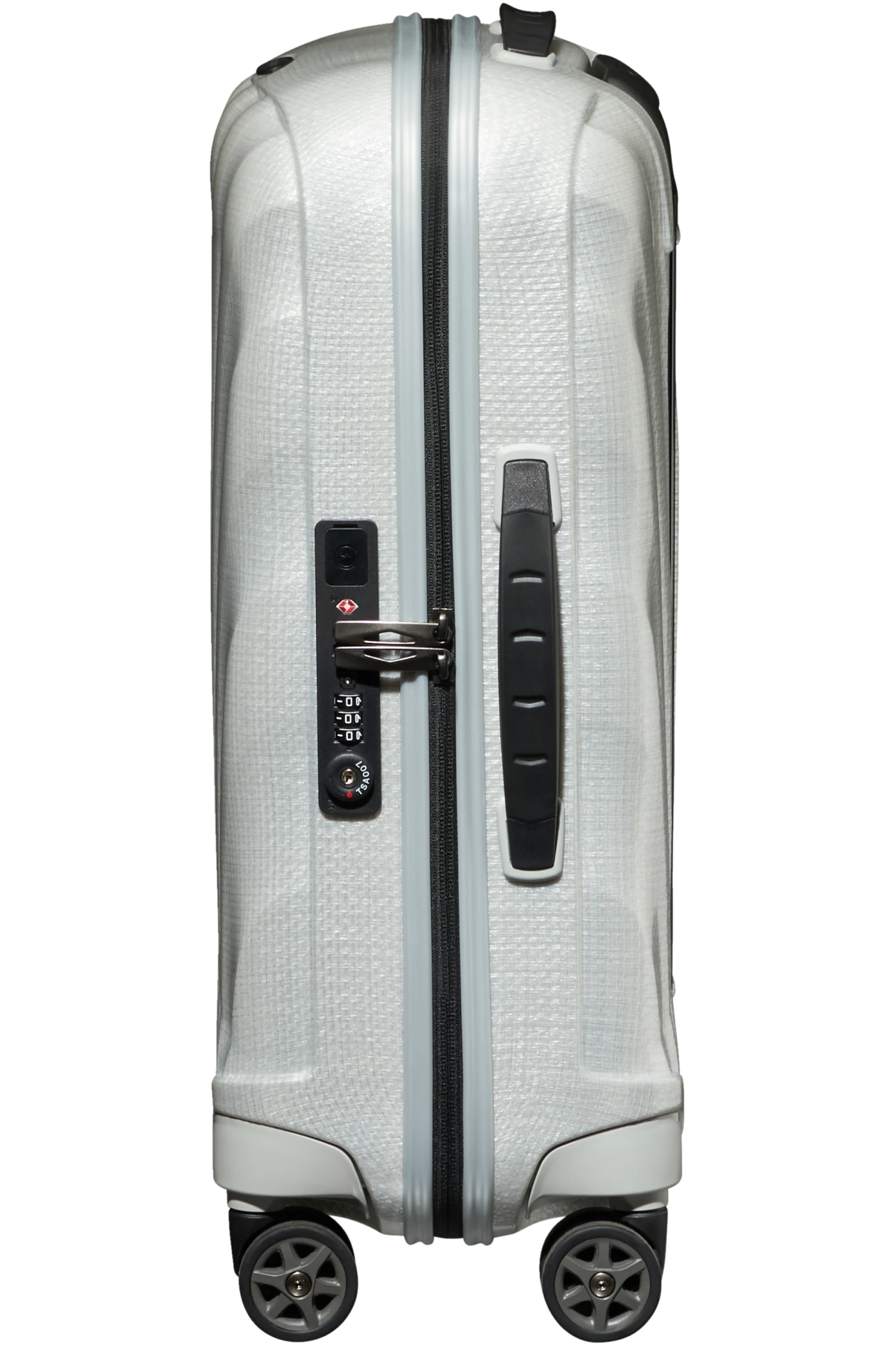 Samsonite C-Lite Valise à 4 Roues 55cm - Blanc Cassé – Image 3