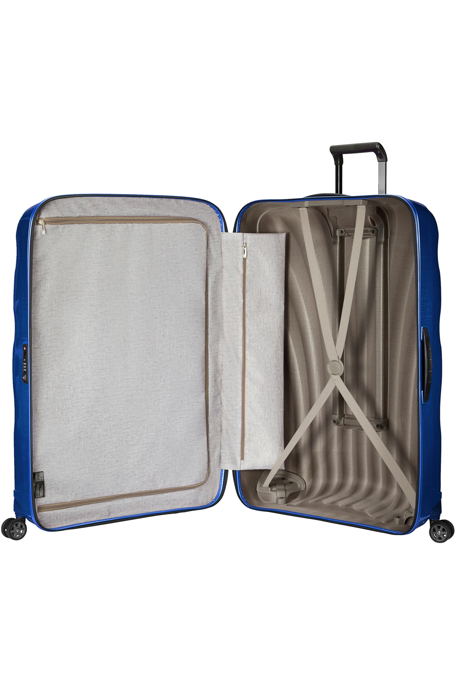 Samsonite C-Lite Valise à 4 Roues 86cm - Bleu Profond – Image 2