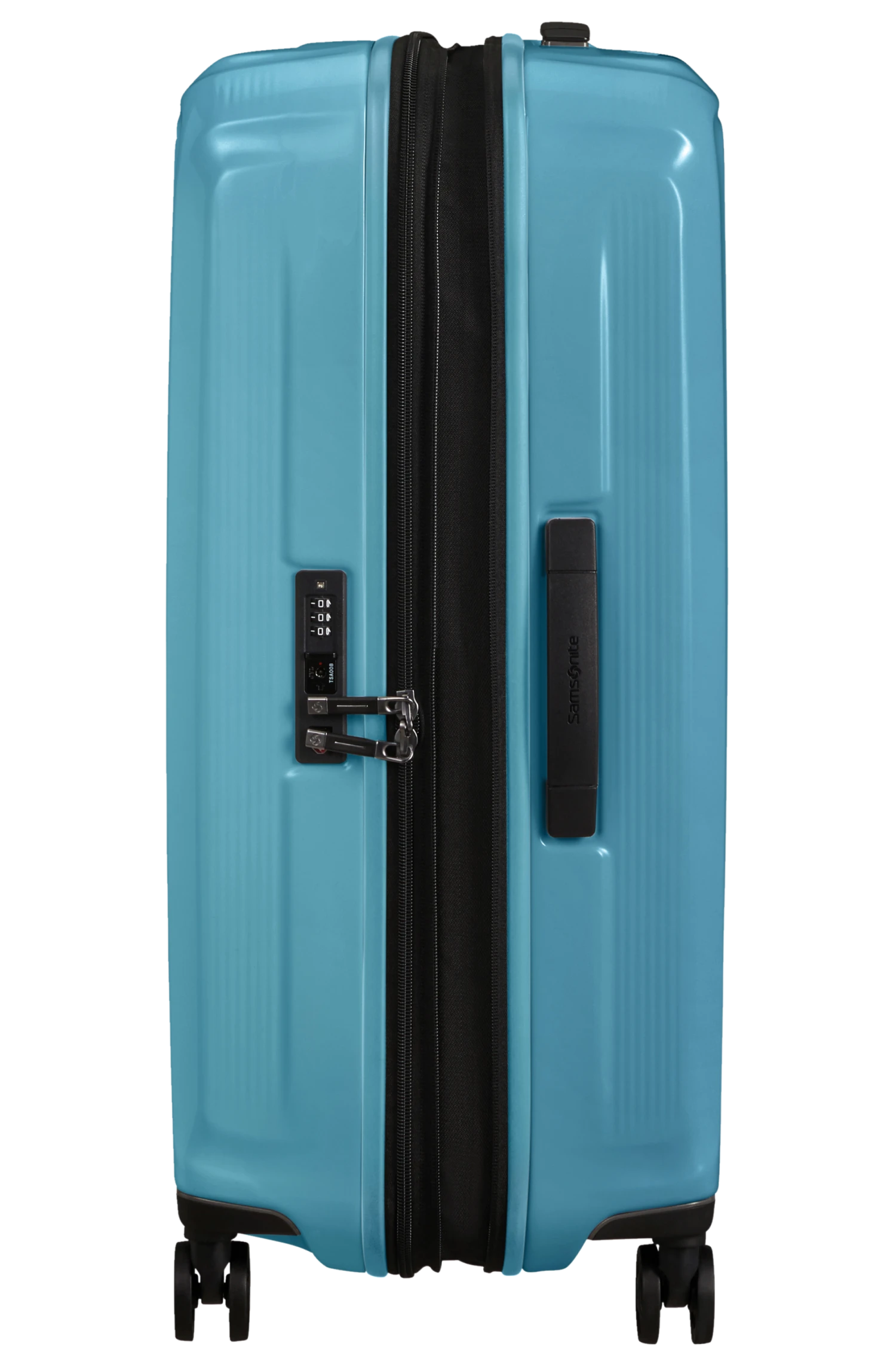 Samsonite Nuon Valise à 4 Roues Extensible 69cm - Metallic Ocean Blue – Image 4