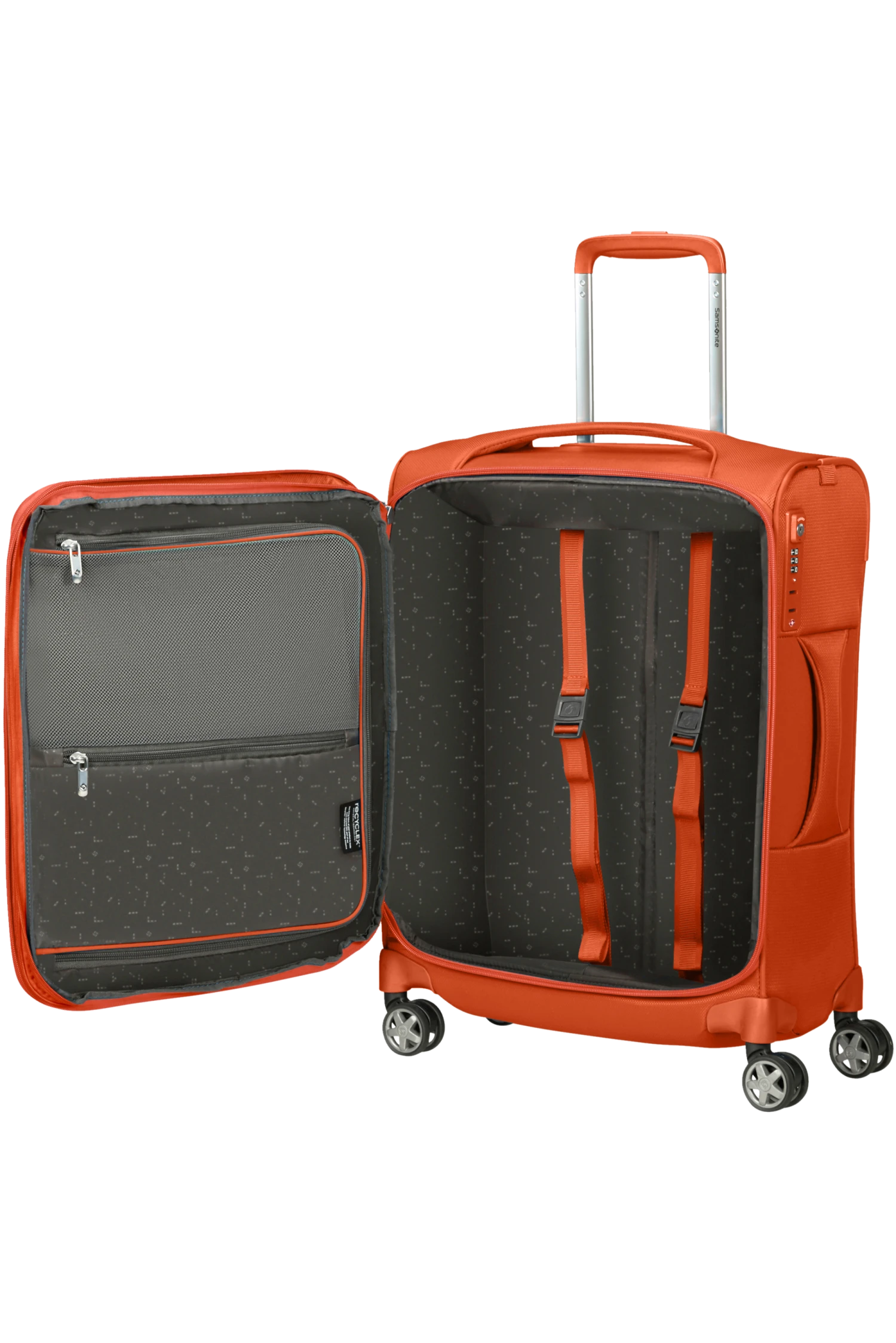 Samsonite D'lite Valise à 4 Roues Extensible 55cm - Bright Orange – Image 2