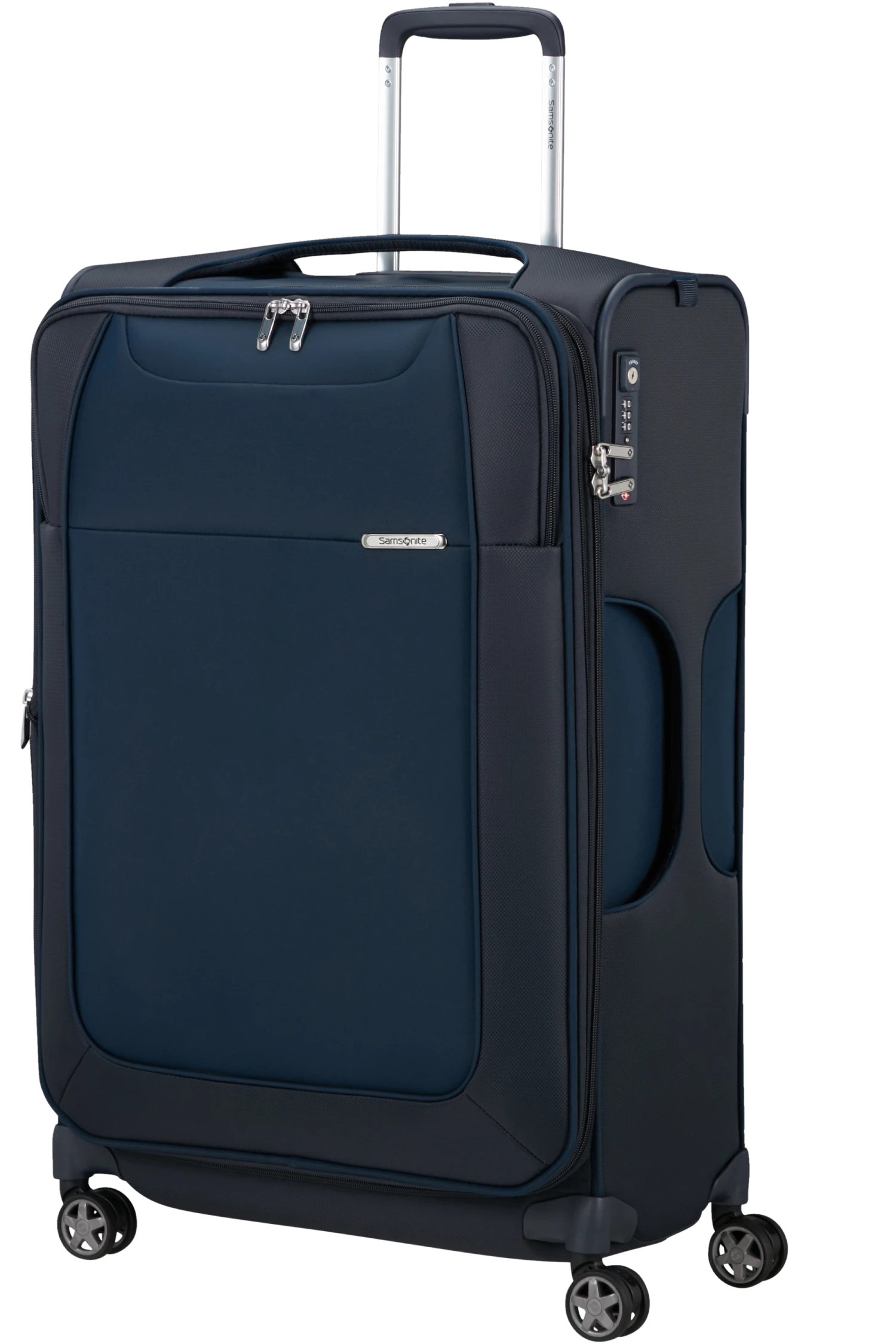 Samsonite D'lite Valise à 4 Roues Extensible 71cm - Bleu Nuit