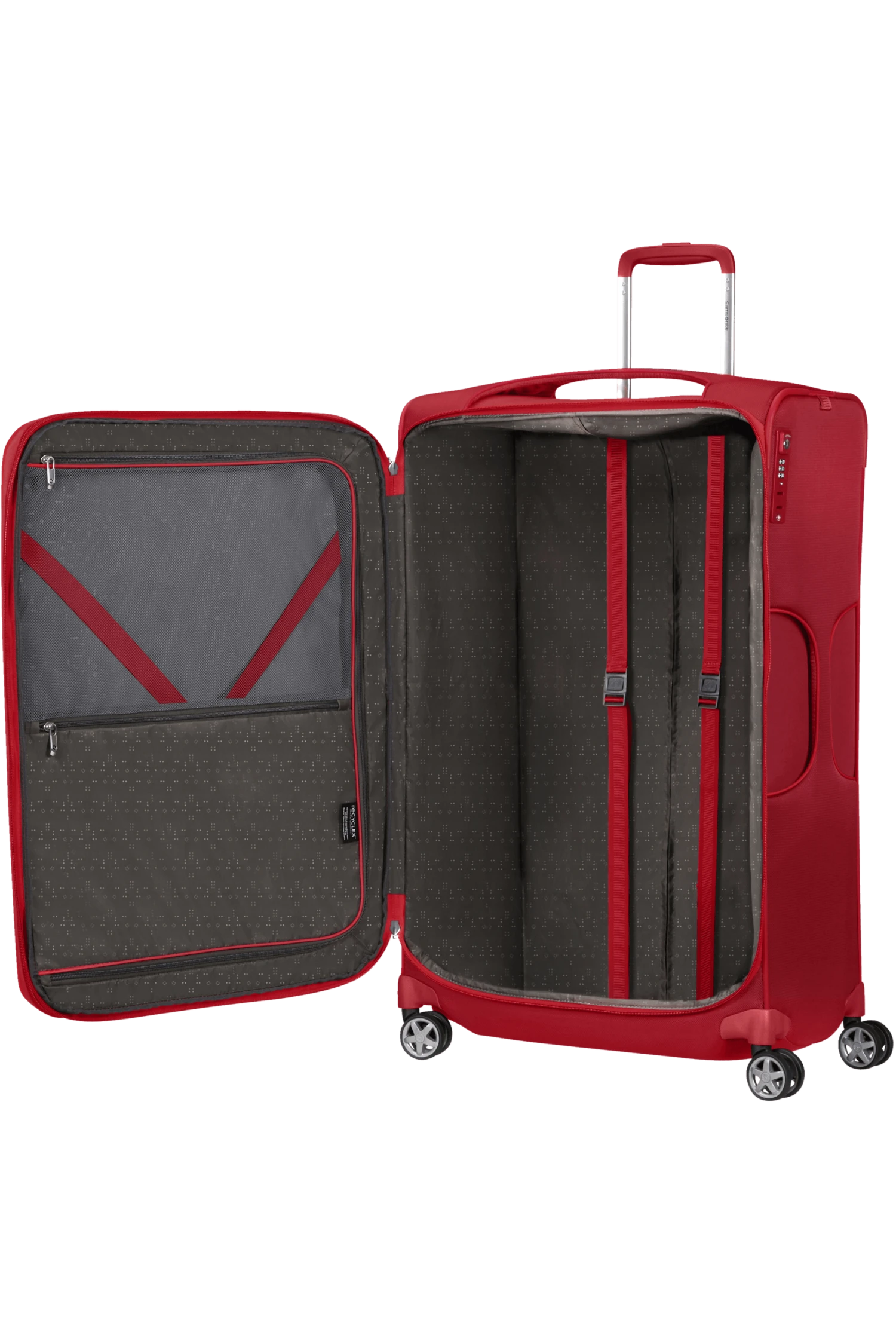 Samsonite D'lite Valise 4 Roues Extensible 83cm - Rouge Piment – Image 2