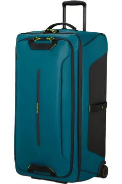 Samsonite Ecodiver Sac De Voyage à Roulettes 79 Cm - Petrol Blue/Lime