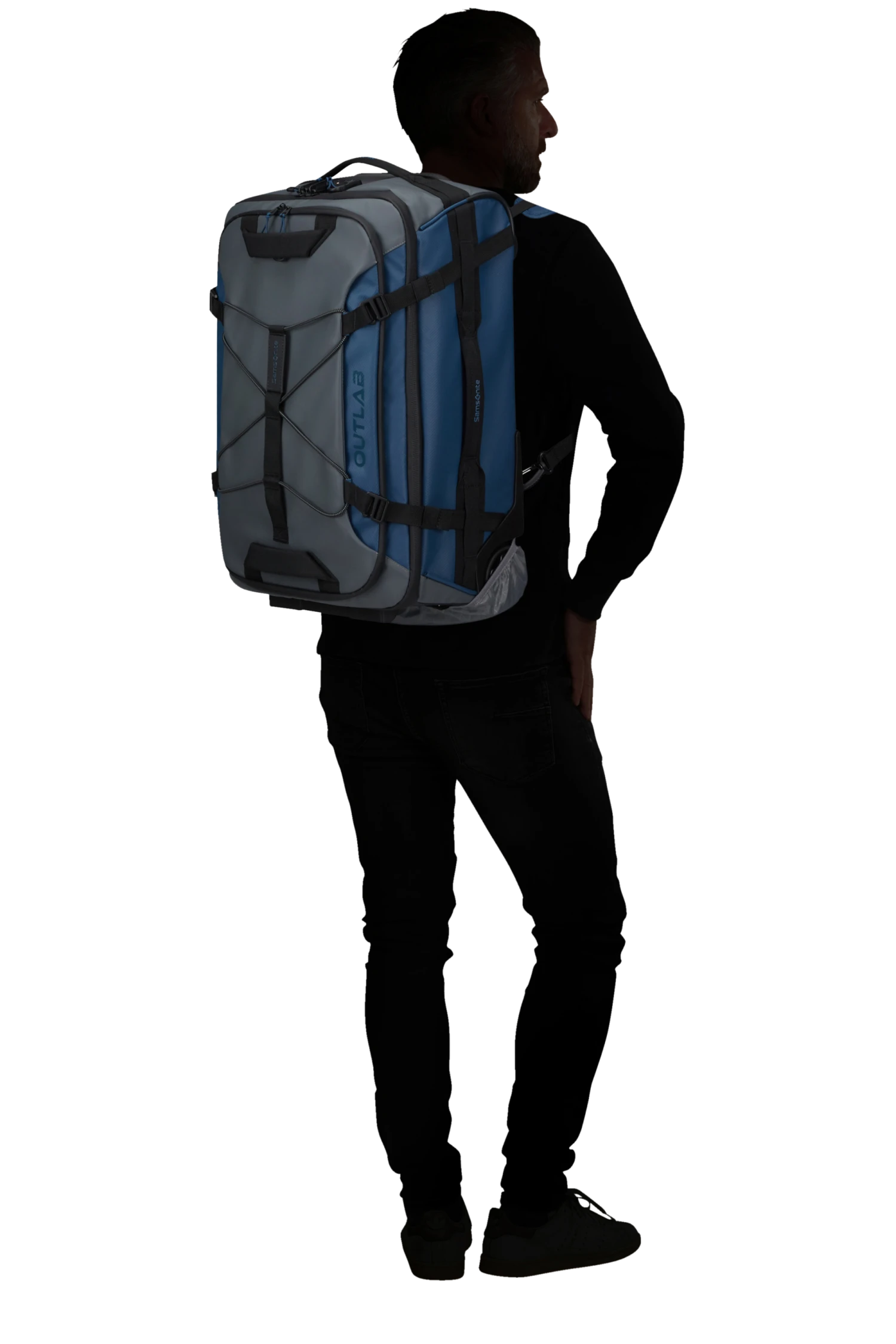 Samsonite Outlab Paradiver Sac De Voyage à Roulettes 55cm Sac à Dos - Arctic Grey – Image 4