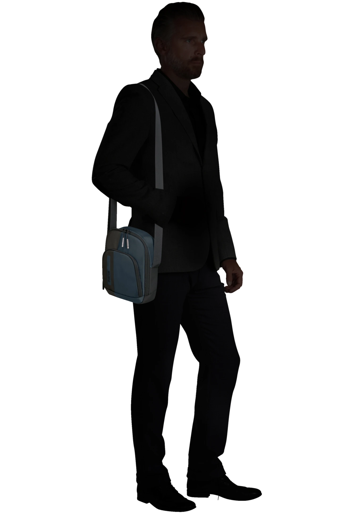 Samsonite Biz2go Sacs Porté Croisé - Bleu Profond