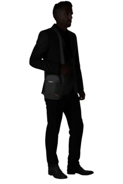 Samsonite Pro-DLX 6 Sacs Porté Croisé M - Noir