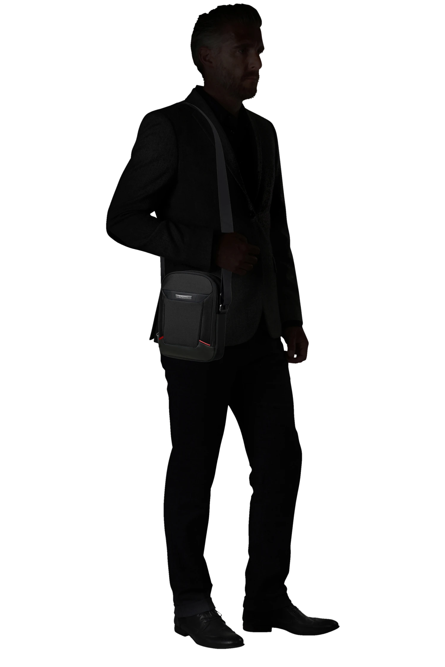 Samsonite Pro-DLX 6 Sacs Porté Croisé M - Noir