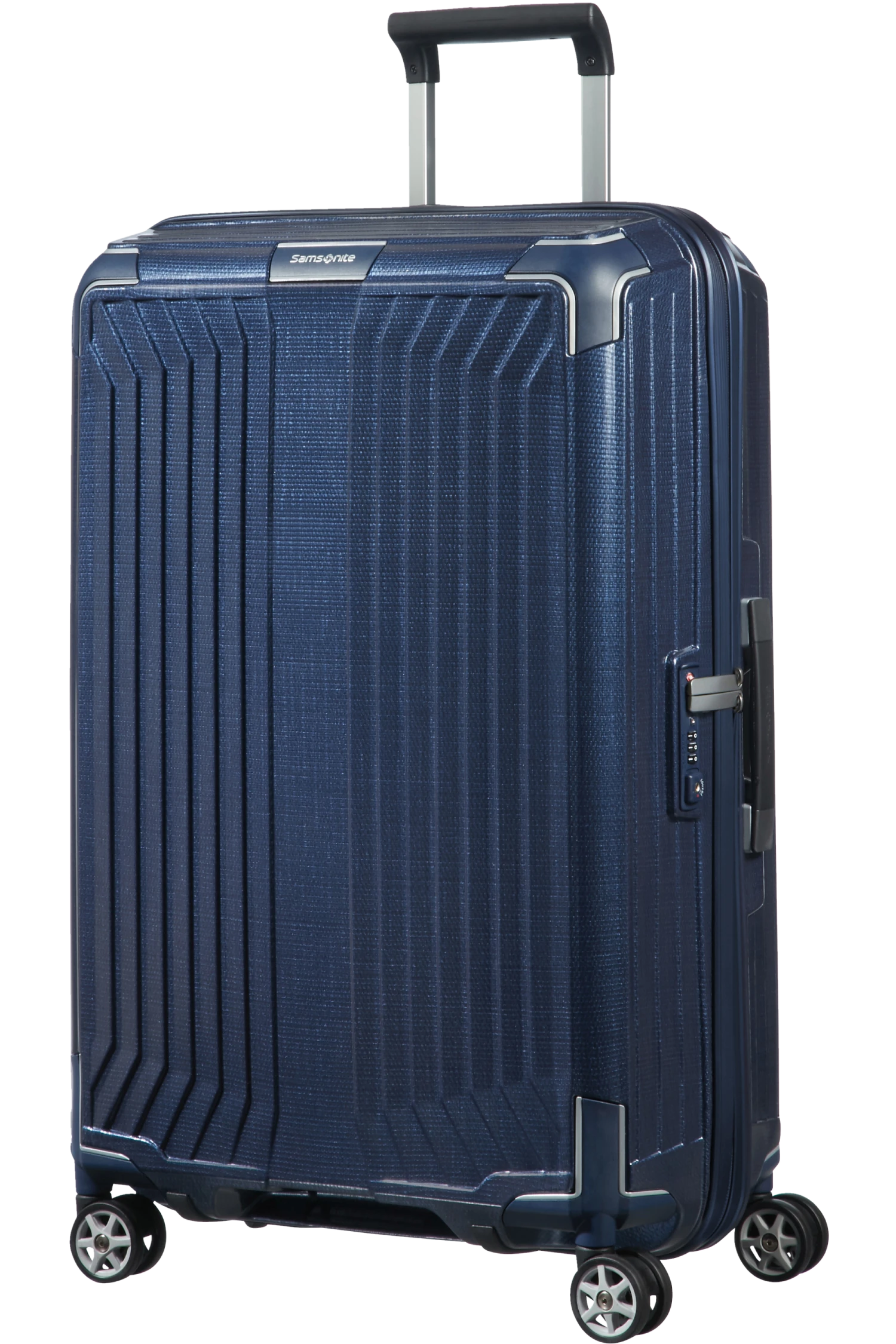 Samsonite Lite-Box Valise à 4 Roues 69cm - Bleu Profond